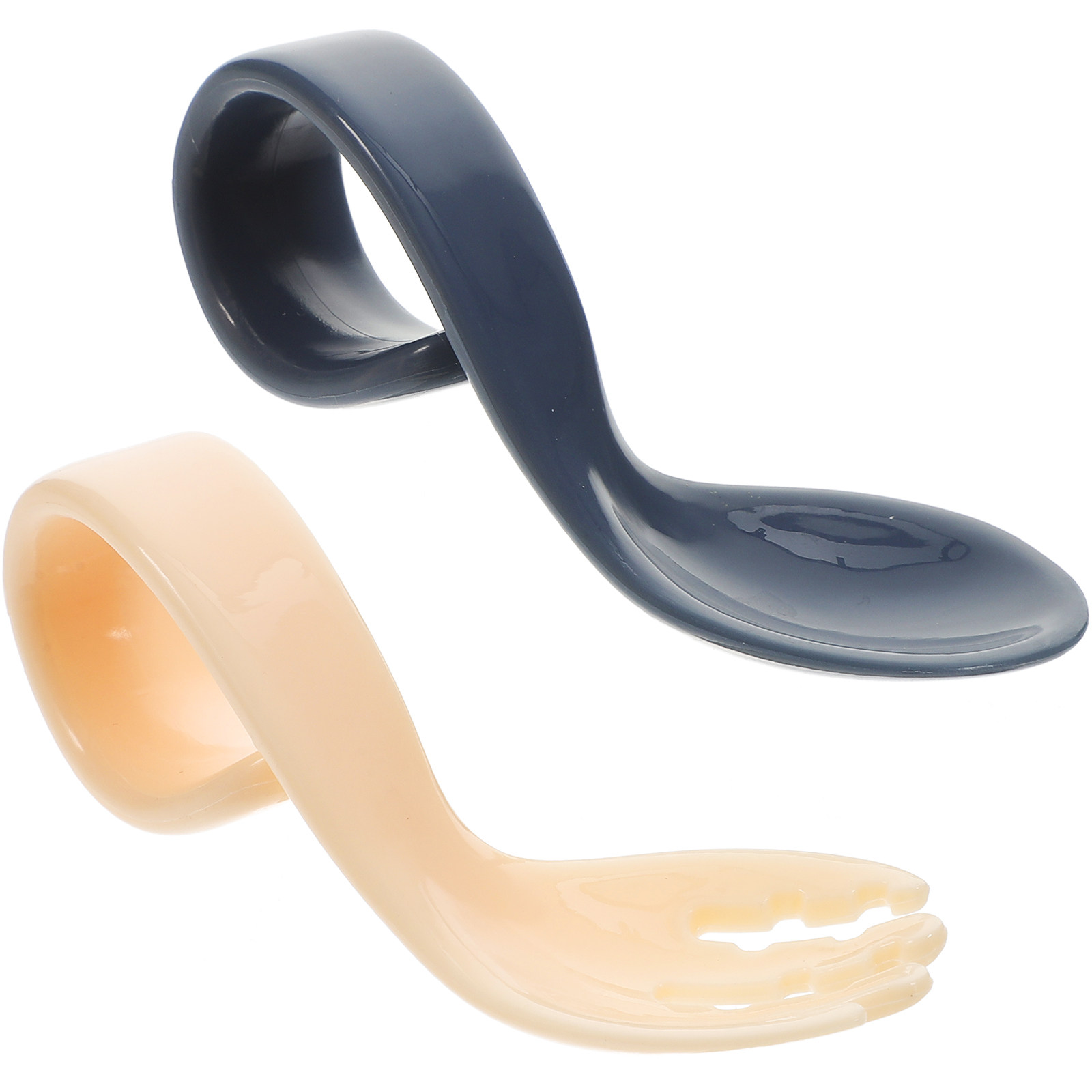 Baby Food Under 1 Year - 1 set gebogen baby lepel en