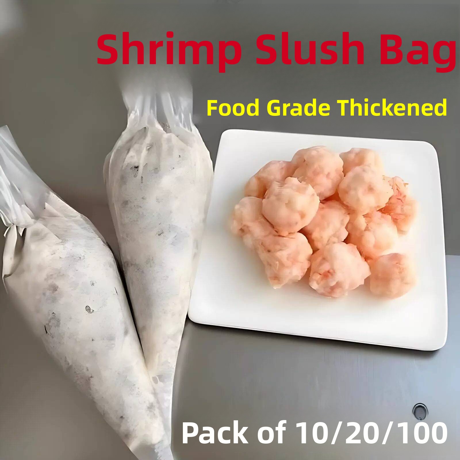 Baby Food Shrimp - Wegwerp-pasta zakje voor garnalensaus, babyvoeding, worst