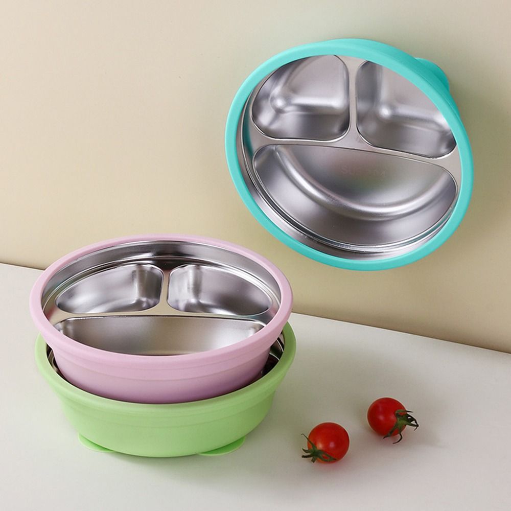 Baby Food Table - Siliconen zuignap Baby Sucker Eetbord Verdeeld