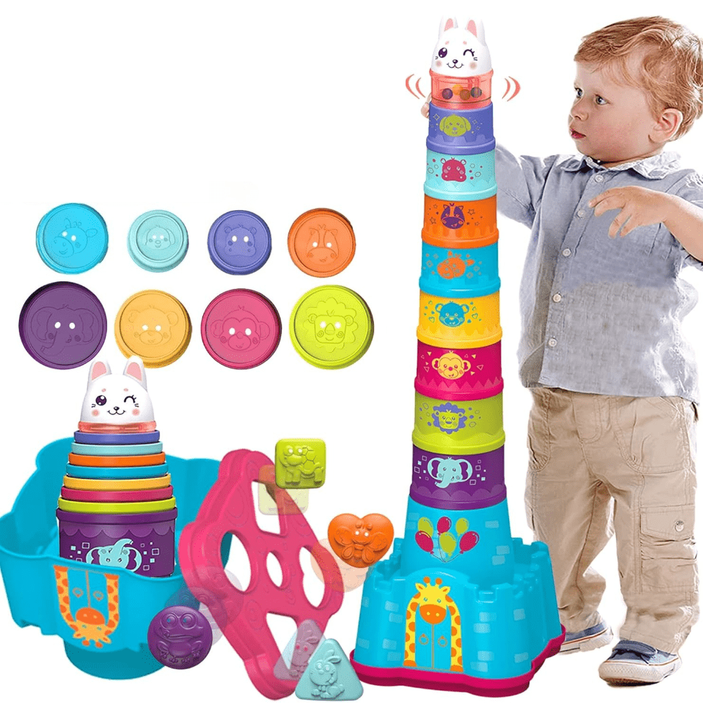 Baby Food Nestum - Stapelbare speelgoedjes voor baby's, in elkaar