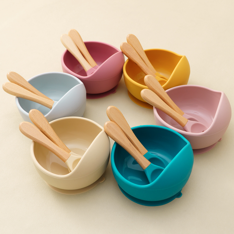 Baby Food Table - Mamaplan 3PCS Baby Siliconen Voeden Set