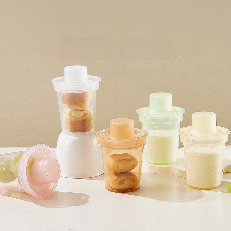 Baby Food Delivery - Draagbare babymelkpoederdispenser, lek- en vochtbestendig, reisportiebox,
