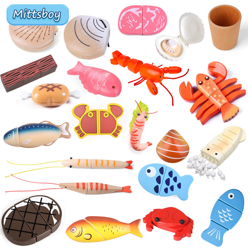 Baby Food Shrimp - Nieuwe Montessori Simulatie Dier Magnetische Speelhuis