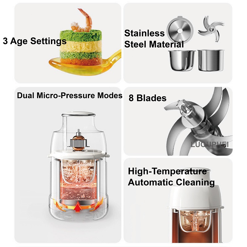 220V Babyvoedselprocessor Voll - Baby Food Processor recensie en prijs