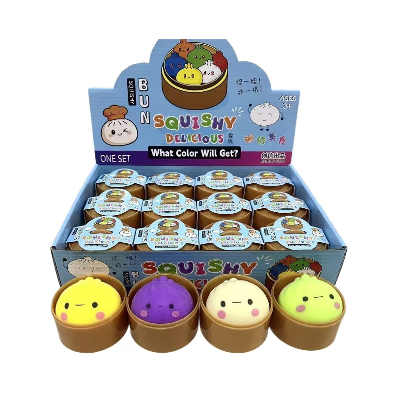 Multicolor Smiley Bun Squishy  - Baby Food Steamer recensie en prijs