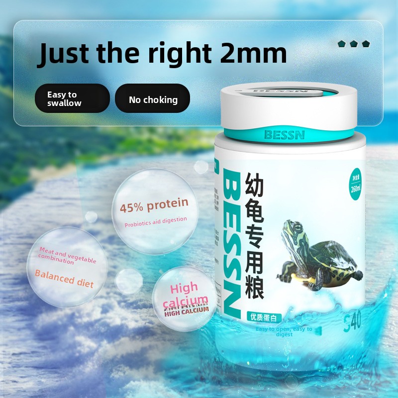 BESSN All-Stage Turtle Food me - Baby Food Shrimp recensie en prijs