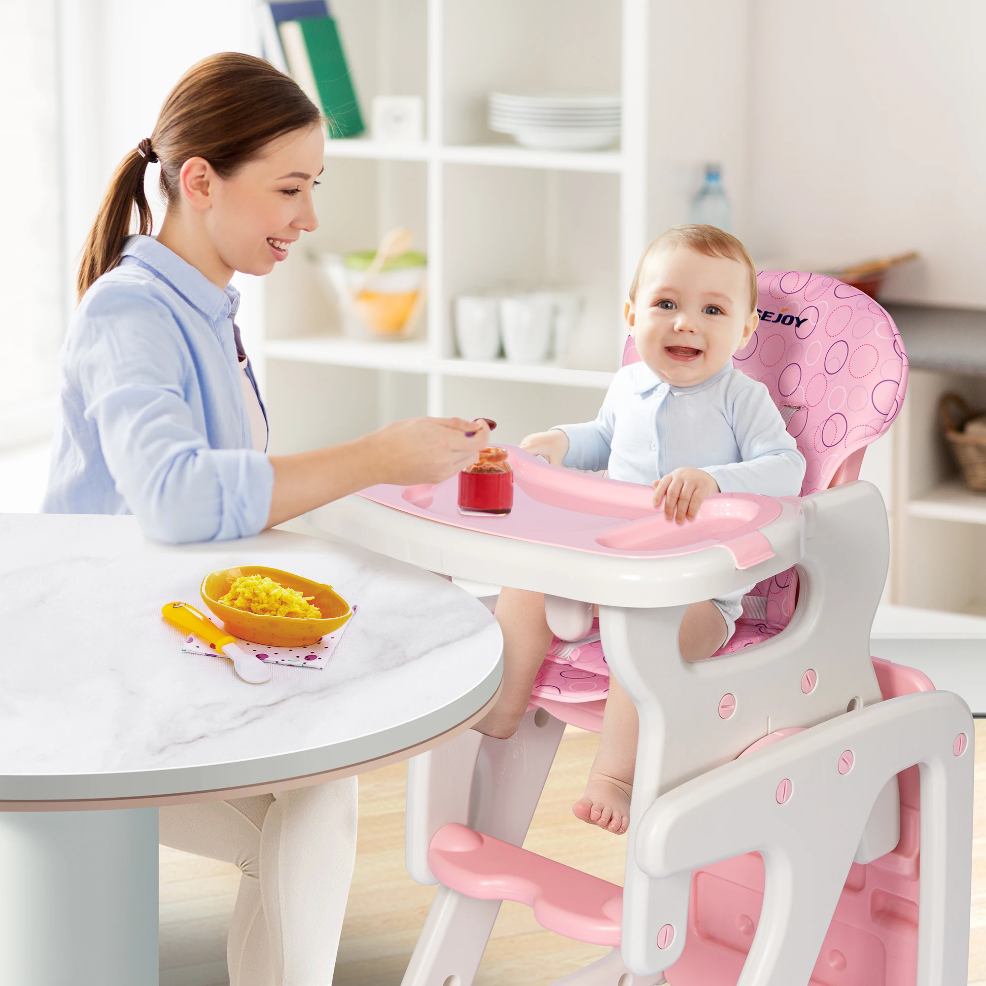 Babygroeistoel - Converteerbar - Baby Food Table recensie en prijs