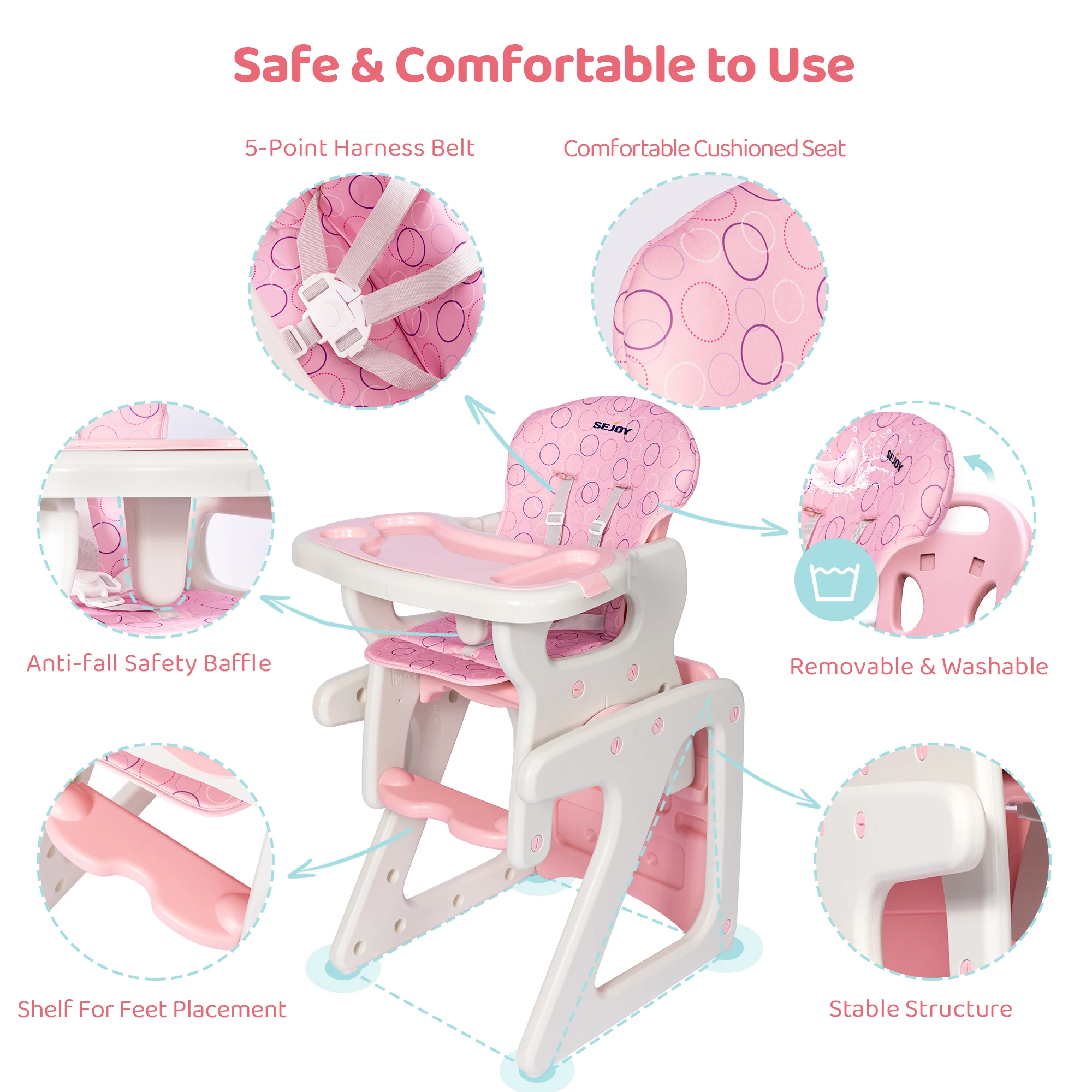 Babygroeistoel - Converteerbar - Baby Food Table recensie en prijs